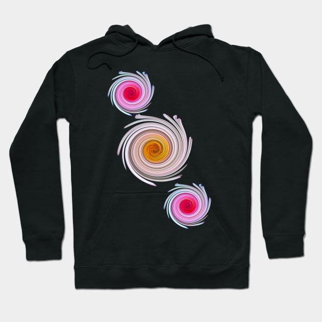 Digital Swirls Hoodie by Shirasaya